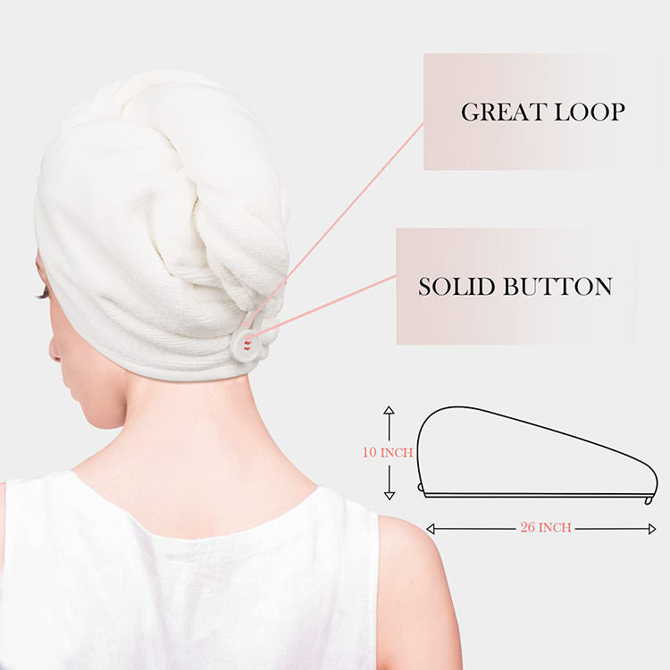 Luxury Microfibre Hair Drying Turban
