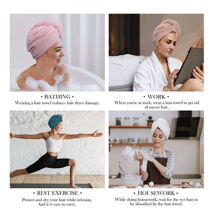 Luxury Microfibre Hair Drying Turban
